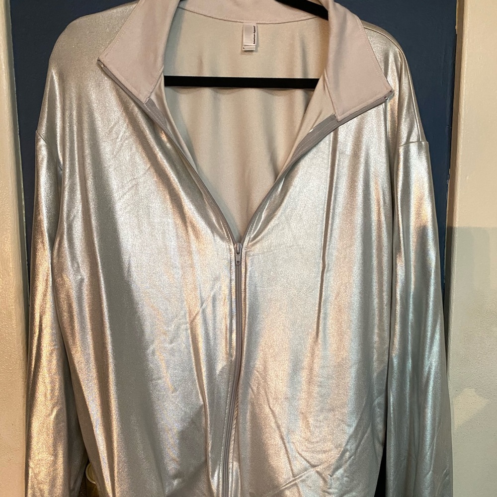 American Apparel Silver Stretch Jacket